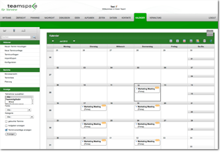 Screenshot Kalender